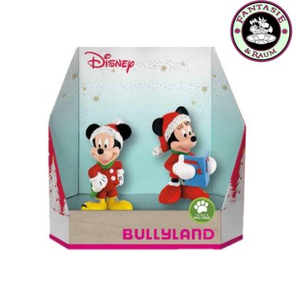 Disney Geschenkbox mit 2 Figuren Micky und Minnie Christmas