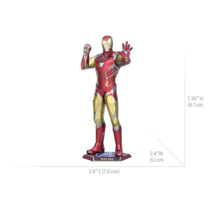 Metal Earth: Premium Series Marvel Iron Man Mark LXXXV – Bild 11