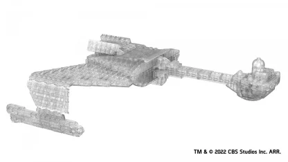 STAR TREK™ Klingon D7 Klasse Schlachtkreuzer Getarnt