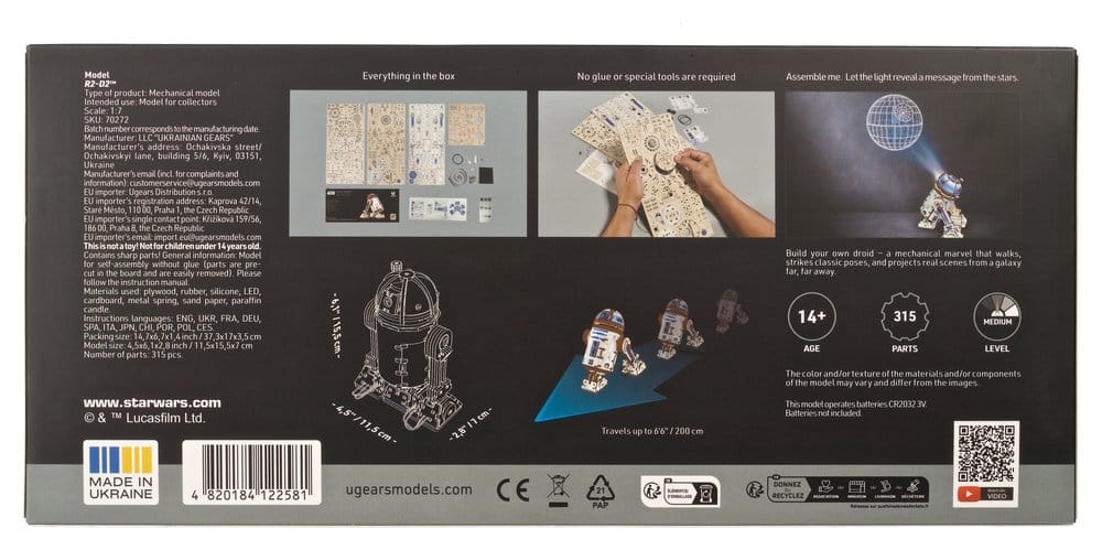 Holzpuzzle R2-D2