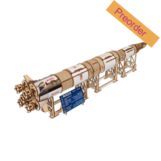 Holzpuzzle Saturn V