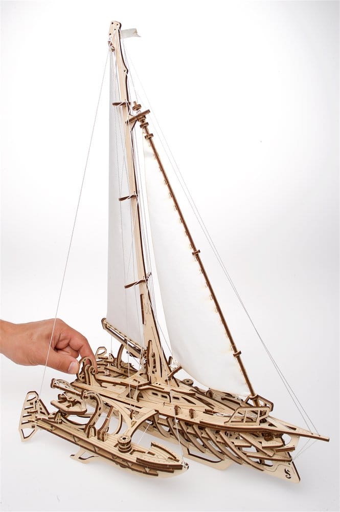 Ugears 3D-Holzpuzzle Trimaran Merihobus