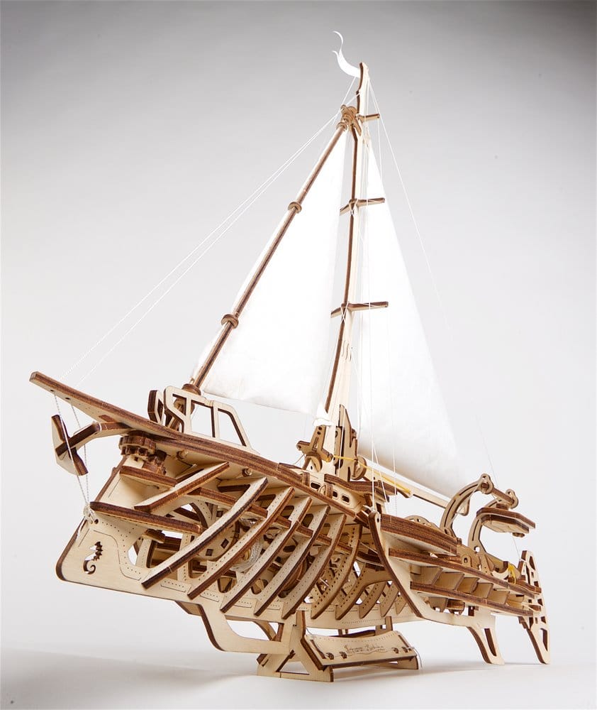 Ugears 3D-Holzpuzzle Trimaran Merihobus