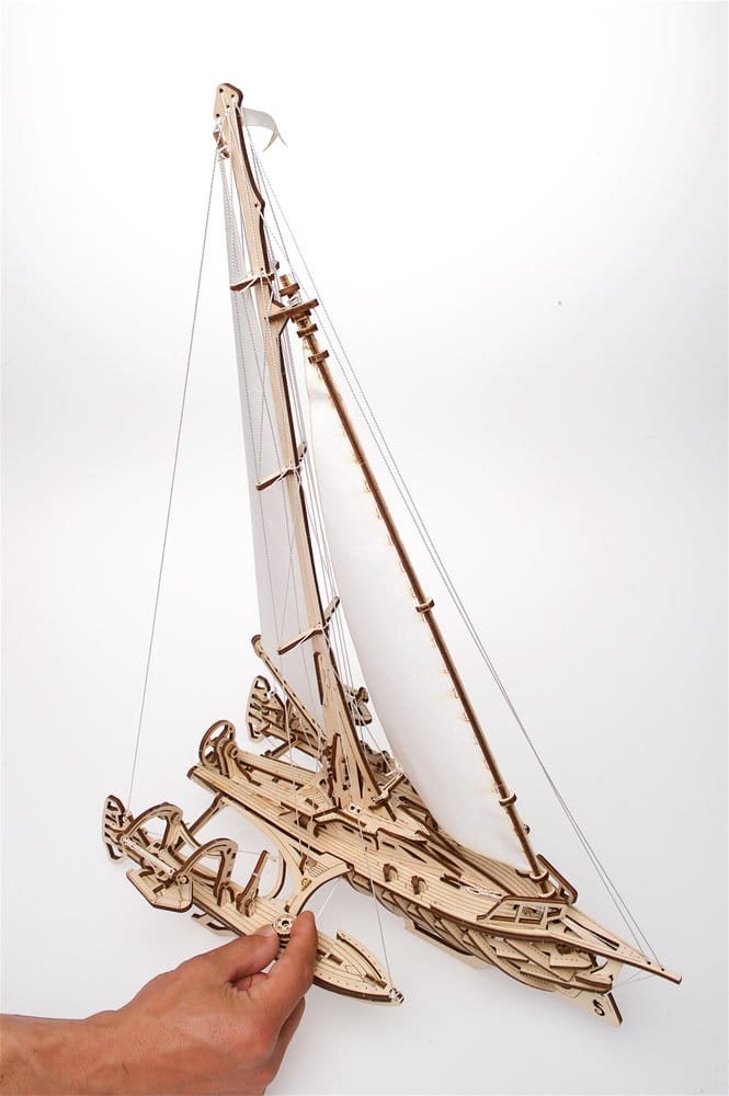 Ugears 3D-Holzpuzzle Trimaran Merihobus