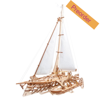 Ugears 3D-Holzpuzzle Trimaran Merihobus