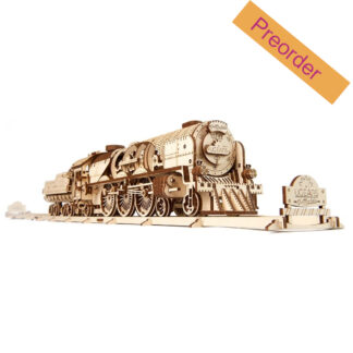 V-Express Dampflokomotive mit Schlepptender