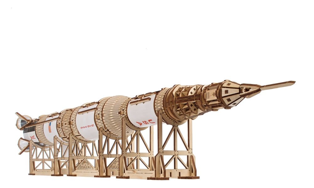 Holzpuzzle Saturn V