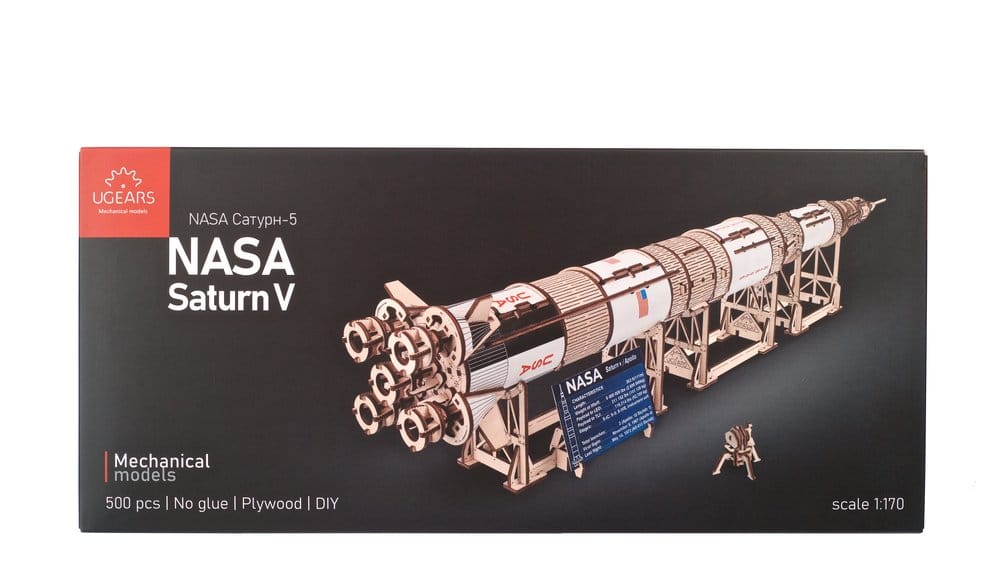 Holzpuzzle Saturn V