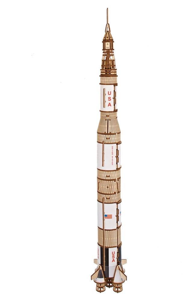 Holzpuzzle Saturn V