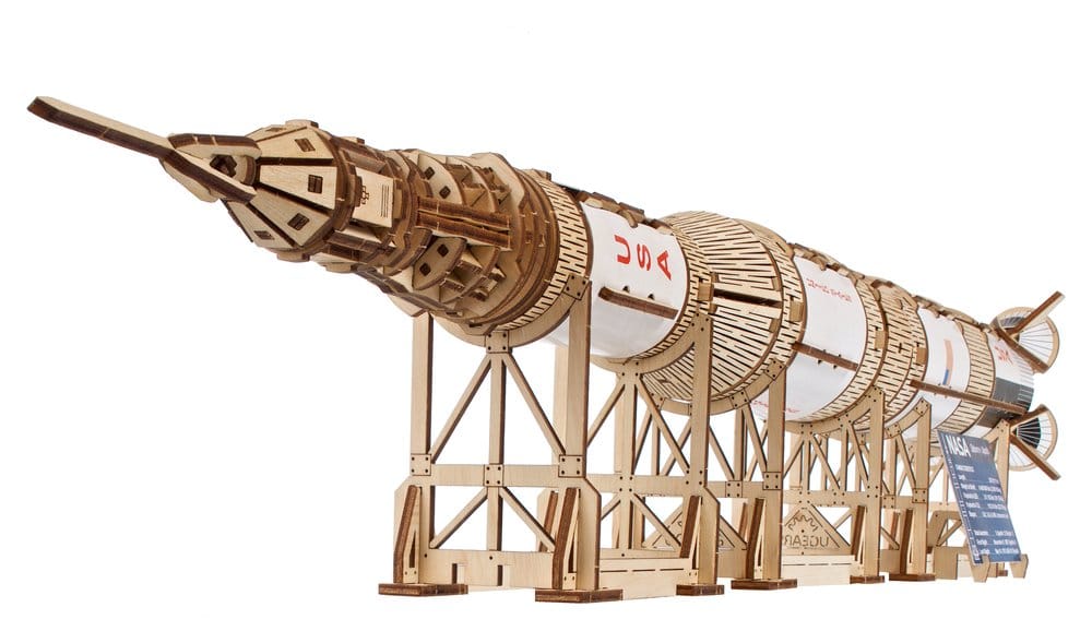 Holzpuzzle Saturn V